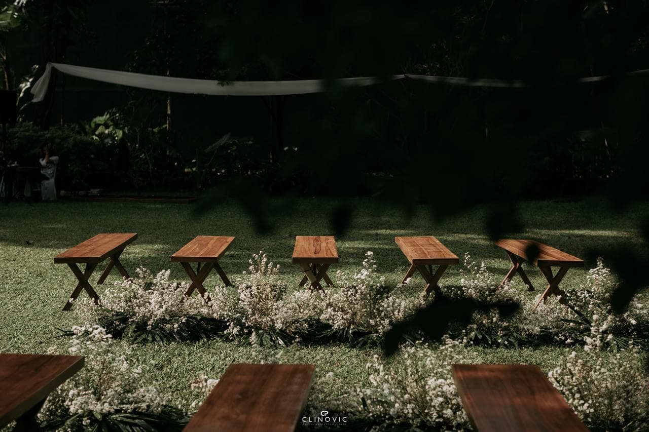 Elegant wedding reception