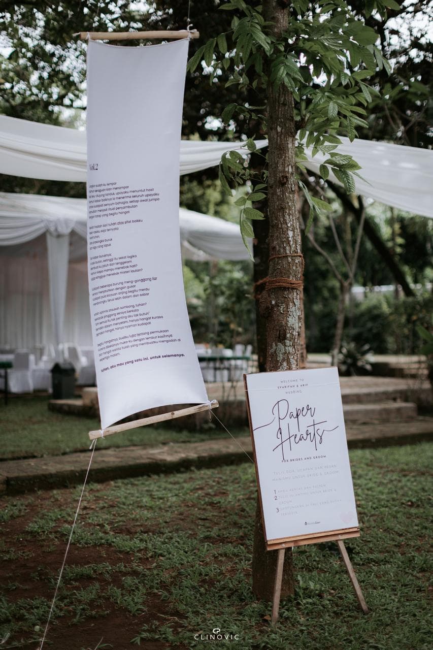 Wedding Garden - Banner Aesthetic